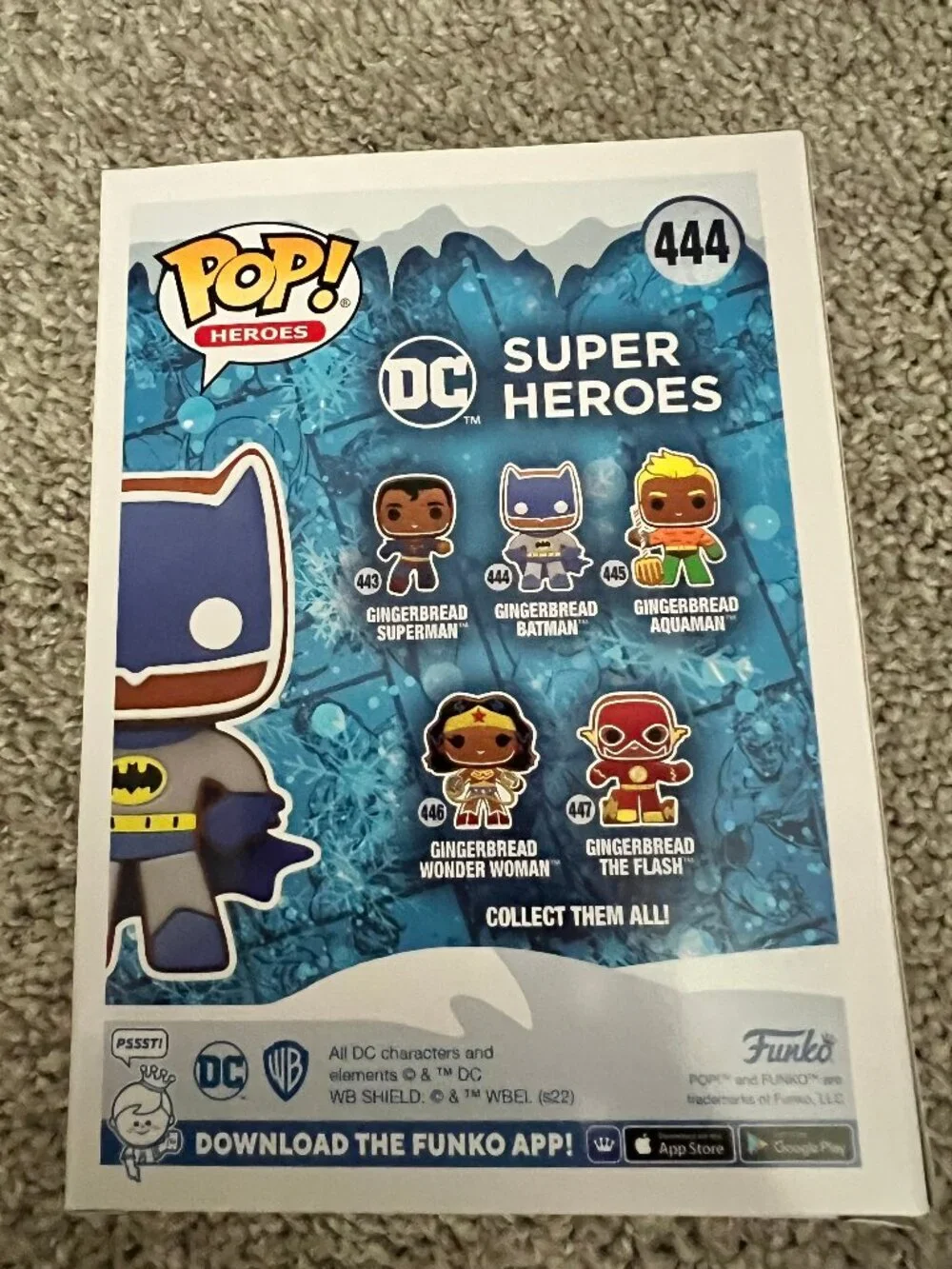 Funko Pop Heroes Gingerbread Batman NWT